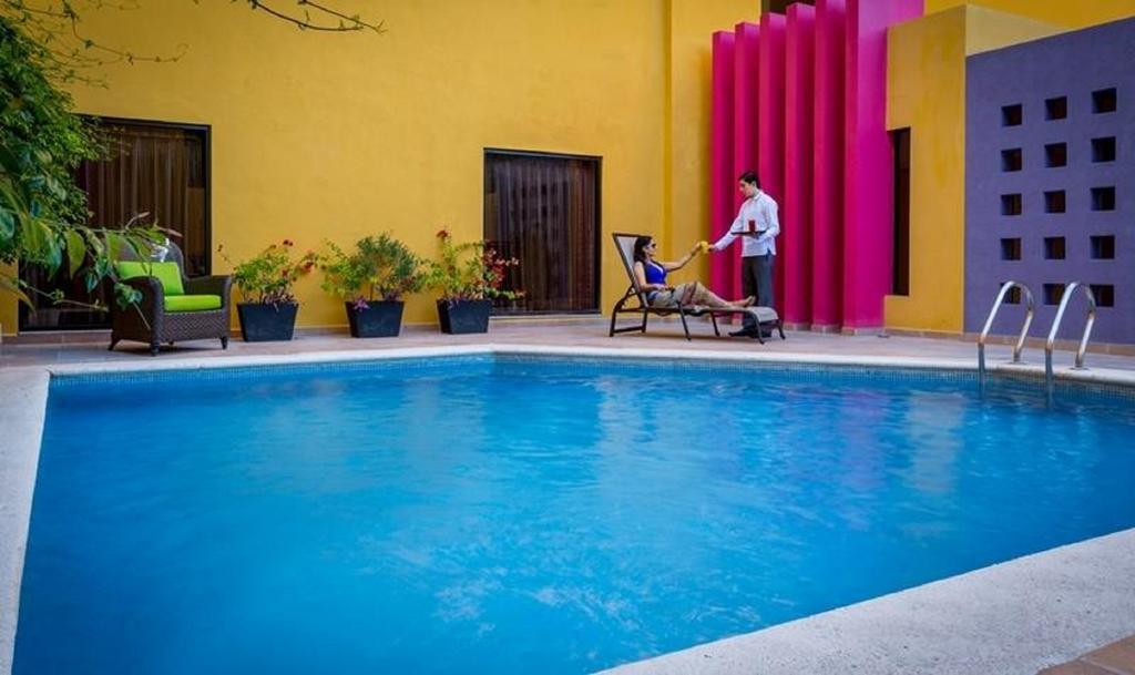 Hotel Plaza Colonial Campeche Buitenkant foto